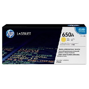 HP 650A Yellow LaserJet Toner Cartridge