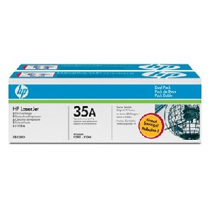 HP 35A Black Dual Pack LaserJet Toner Cartridges