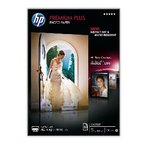 HP Premium Plus Glossy Photo Paper-20 sht/A4/210 x 297 mm