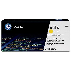 HP 651A Yellow LaserJet Toner Cartridge