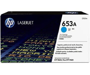 HP 653A Cyan Original LaserJet Toner Cartridge