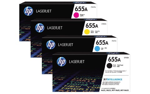 HP 655A Yellow Original LaserJet Toner Cartridge (CF452A)