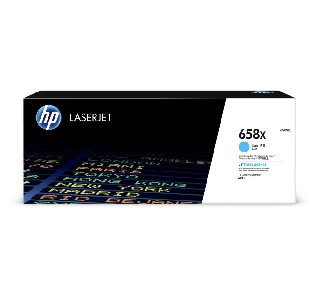 HP 658X Cyan LaserJet Toner Cartridge