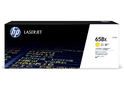 HP 658X Yellow LaserJet Toner Cartridge