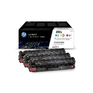 HP 410X 3-pack High Yield Cyan/Magenta/Yellow Original LaserJet Toner Cartridges