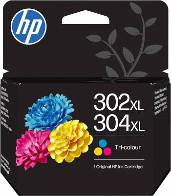 HP 302XL/304XL Tri-clr Original Ink Cartridge