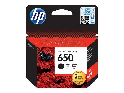 HP 650 ink cartridge black standard capacity 360