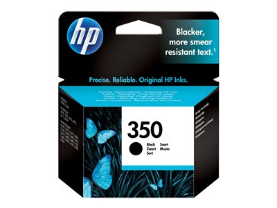 HP 350 original ink cartridge black low capacity