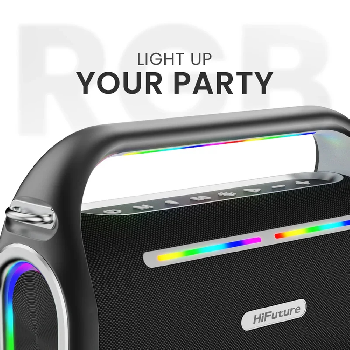 HiFuture MusicBox100 Black, 20W Output, Karaoke Enable