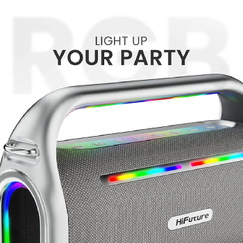 HiFuture MusicBox100 Silver, 20W Output, Karaoke Enable