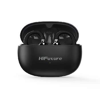 HiFuture FlexClip Black, Open Ear Comfort, Bluetooth