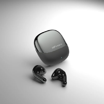 HiFuture ChromeBuds Metallic Grey, Metallic Charge Case