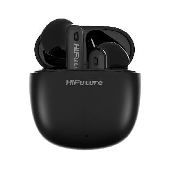 HiFuture ColorBuds2 Black, Fashion TWS Earbuds, *5+15hours