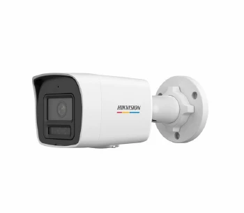 HikVision 4 MP ColorVu 3.0 Fixed Bullet Network Camera, 2.8 mm, F1.0, IR, White