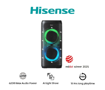 Hisense Party Thunder, 620W, BT, 18h play, Black