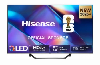 Hisense 43" A7S, 4K Ultra HD 3840x2160, QLED, FALD, Quantum Dot, HDR 10+, HLG