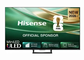 Hisense 50" E8S, 4K Ultra HD 3840x2160, ULED, Quantum Dot, 144 Hz, HDR 10+, HLG