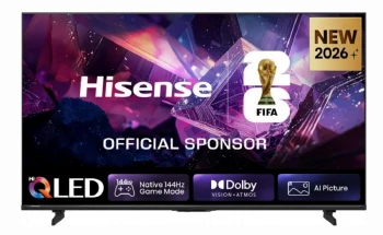 Hisense 50" E7S Pro, 4K Ultra HD 3840x2160, QLED, Quantum Dot, 144Hz, HDR 10+