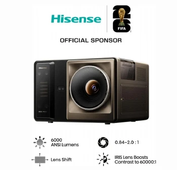 Hisense HR10 Laser Projector, 4K Ultra HD 3840x2160, 6000: 1, 6000 lum, 60 Hz