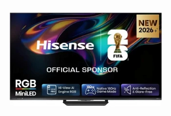 Hisense 55" UR8S, 4K Ultra HD 3840x2160, RGB Mini Led, DLED, Quantum Dot, 180Hz