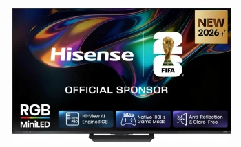 Hisense 75" UR8S, 4K Ultra HD 3840x2160, RGB Mini Led, DLED, Quantum Dot, 180Hz
