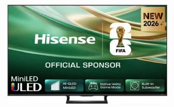 Hisense 85" E8S, 4K Ultra HD 3840x2160, ULED, Quantum Dot, 144 Hz, HDR 10+, HLG