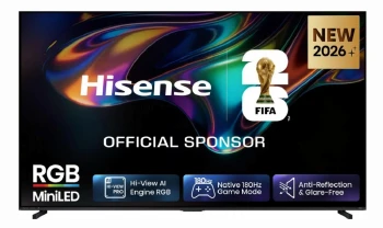 Hisense 100" UR8S, 4K Ultra HD 3840x2160, RGB Mini Led, DLED, Quantum Dot
