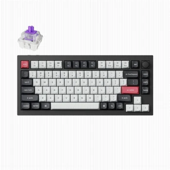 Механична клавиатура Keychron Q1 HE QMK 75% Carbon Black -