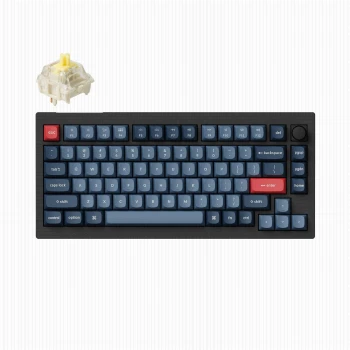 Механична клавиатура Keychron V1 MAX QMK 75% Carbon Black -
