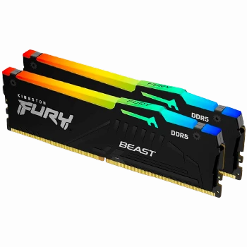 Kingston 64GB 6000MT/s DDR5 CL36 DIMM (Kit of 2) FURY Beast RGB