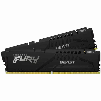 Kingston 64GB 6000MT/s DDR5 CL36 DIMM (Kit of 2) FURY Beast Black
