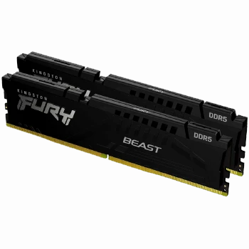 Kingston 64GB 5600MT/s DDR5 CL40 DIMM (Kit of 2) FURY Beast Black
