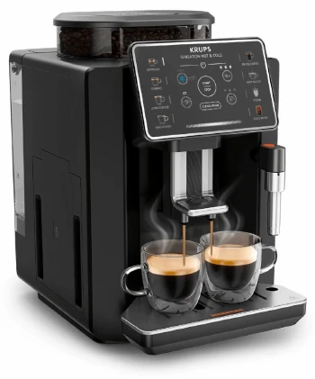 Krups EA9138E0 Sensation Hot&Cold Coffee Blk