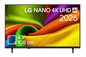 LG 43NU8E0B3LA, 43" 4K HDR UHD, 3840x2160, DVB-T2/C/S2, AI Alpha 7, HDR 10