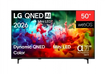 LG 50QNED71B3B., 50" 4K QNED MiniLED Smart TV, 3840x2160, DVB-T2/C/S2, Alpha