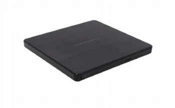 Hitachi-LG GP60NB60 Ultra Slim External DVD-RW, Super Multi, Silent Play, Win