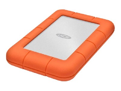 LACIE RUGGED 2TB USB-C USB3.0 Drop- crush- and