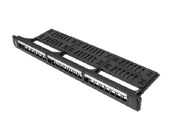 Lanberg patch panel blank 24 port 1U