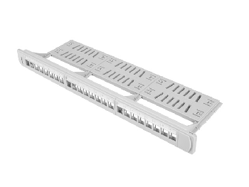 Lanberg patch panel blank 24 port 1U