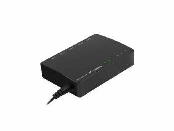 Lanberg switch dsp2-1005-12v 5x 1GB/s unmanaged gigabit ethernet desktop 12v