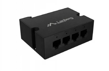 Lanberg Switch POE Extender DIN-GE4-BT-90W 1 x IN 3 x OUT Gigabit Ethernet DIN