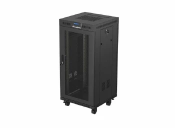 Lanberg Rack Cabinet 19" Free-Standing 24U/600X600 (FlAT Pack) With Mesh Door