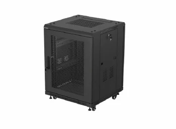 Lanberg rack cabinet 19" free-standing 15U/600X600 (FLAT PACK) with mesh door