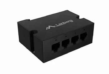 Lanberg Switch POE Extender DIN-FE4-AT-30W 1 x IN 3 x OUT Fast Ethernet DIN Rail