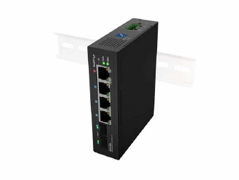 Lanberg Switch Light Industrial POE 1 x BT 3 x AT 2 x SFP DIN Unmanagment