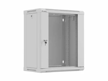 Lanberg Rack Cabinet, 19" wall-mount 12U/540x350 (flat pack) with glass door