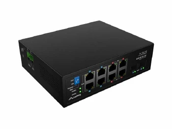 Lanberg Switch ILGE-8P-2S-120 POE 4 x BT 4 x AT 2 x SFP DIN Unmanagment Gigabit