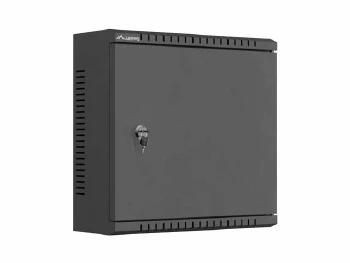 Lanberg TPR 10" Installation Enclosure with Mesh Plate 340 x 340 x 140 Black