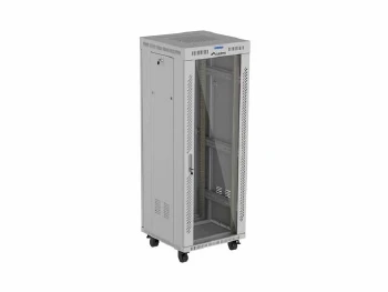 Lanberg Rack Cabinet 19" Free-Standing 32U/600X600 (FlAT Pack) With Glass Door