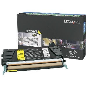 Lexmark C520, C530 Yellow Return Programme Toner Cartridge (1.5K)